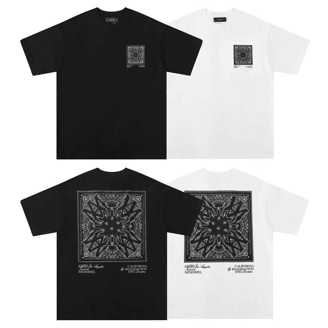 AMRI Printed Cotton Crewneck T-Shirt