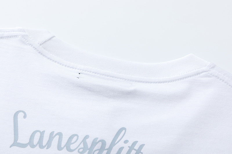 AMRI Lanesplitters logo-print cotton T-Shirt