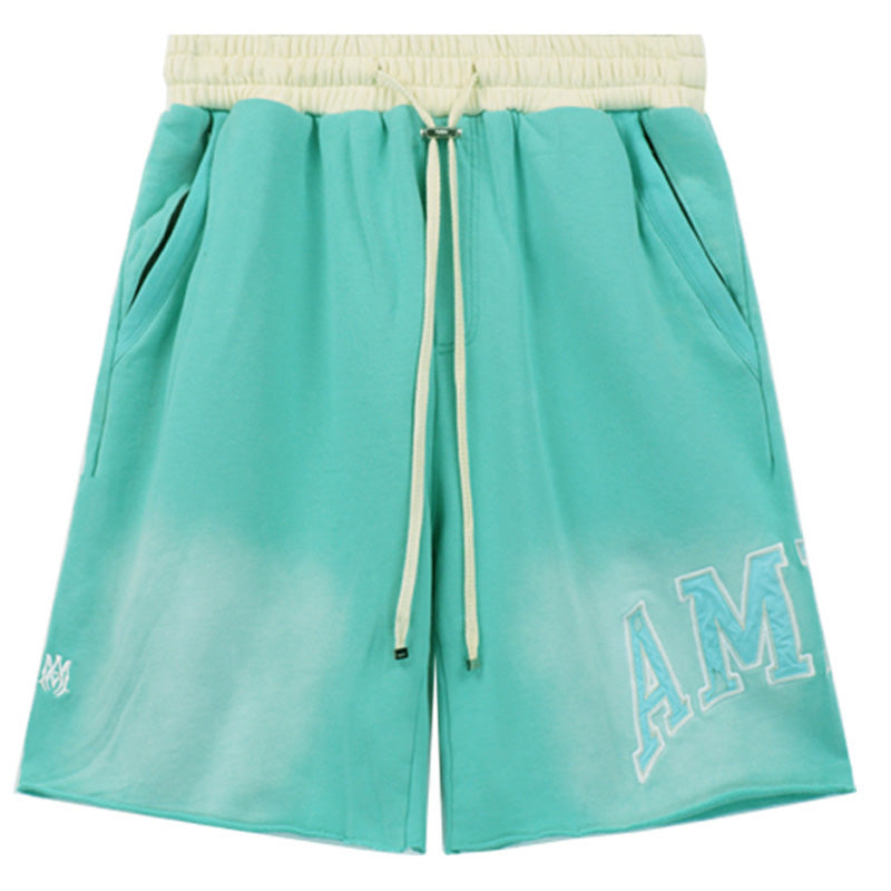AMRI Straight-Leg Logo-Appliquéd Cotton-Jersey Shorts