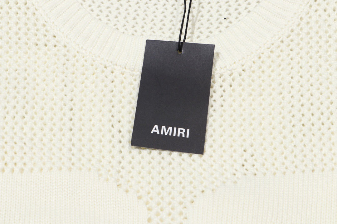 AMRI 22 Crew Open Stitch Sweaters