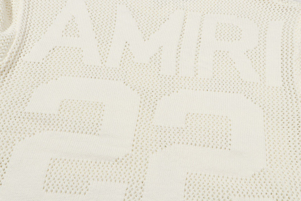 AMRI 22 Crew Open Stitch Sweaters