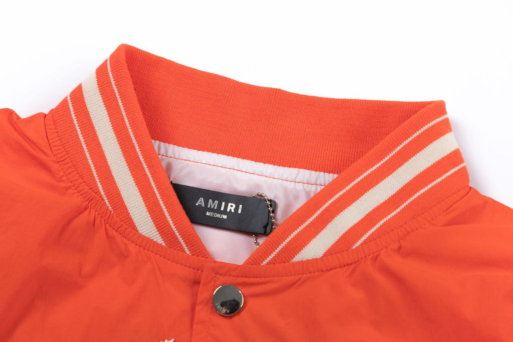 AMRI Logo-Appliquéd Padded Shell Bomber Jacket