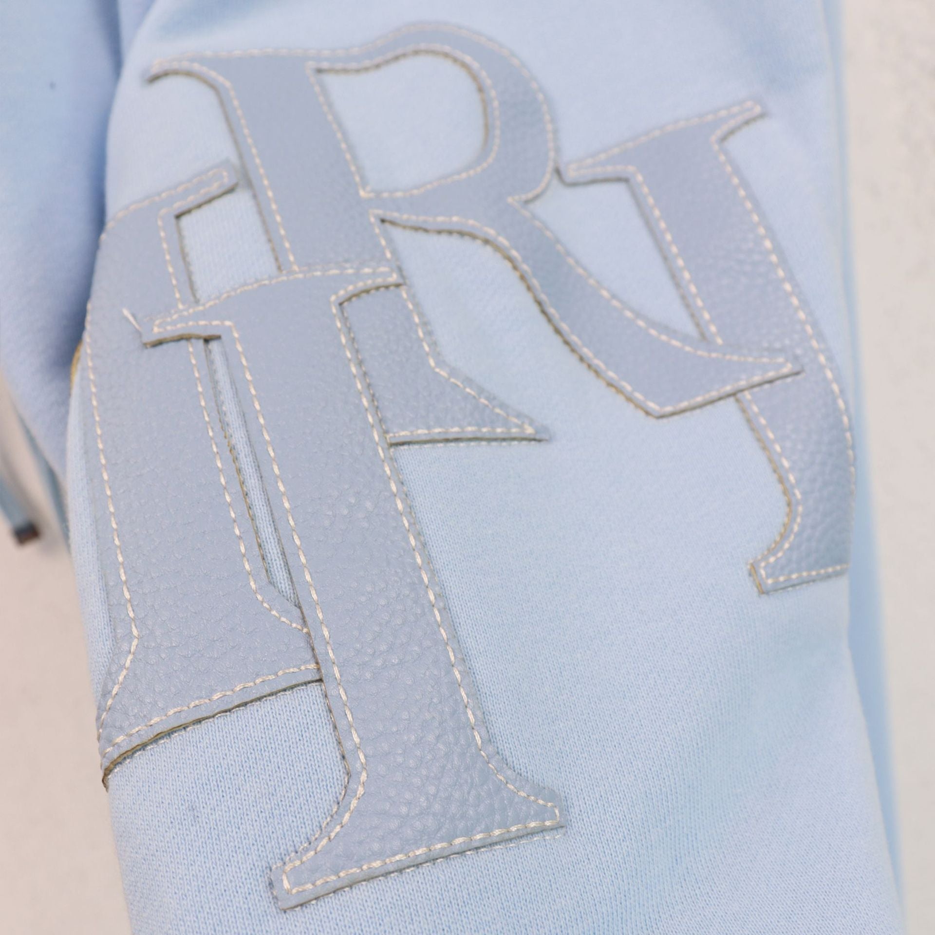 AMRI Leather Logo Cotton-Jersey Pant