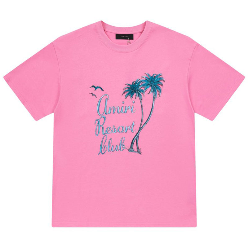AMRI Twisted Palms Cotton T-Shirts