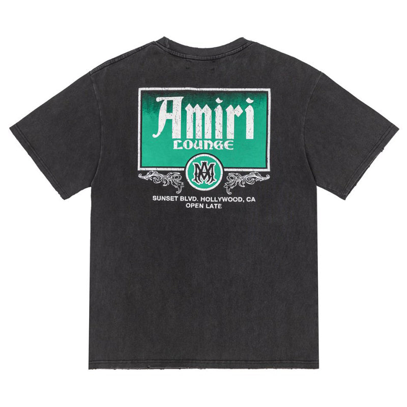 AMRI Lounge Crystal Embellished Cotton Graphic T-Shirt