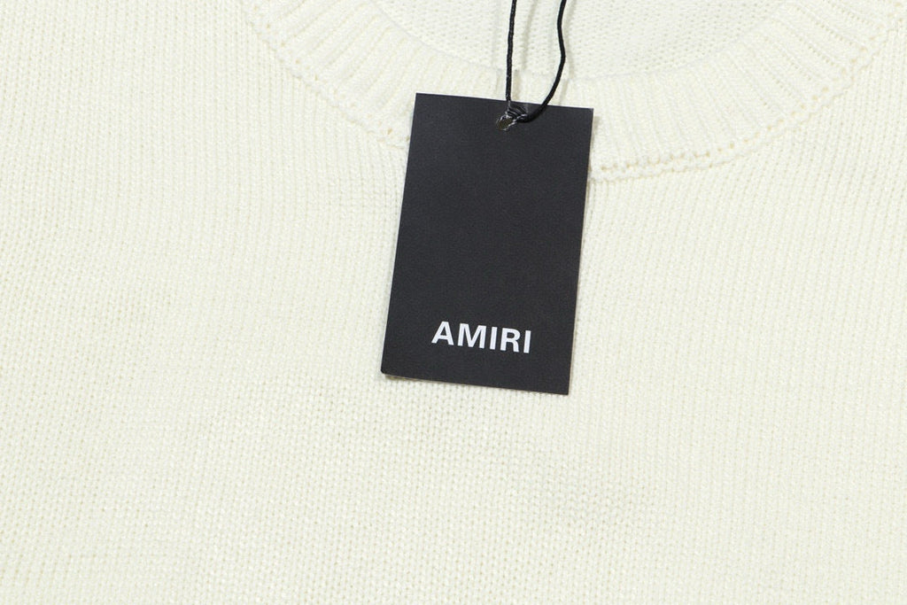 AMRI Logo-Embossed Fine Knit Jumper