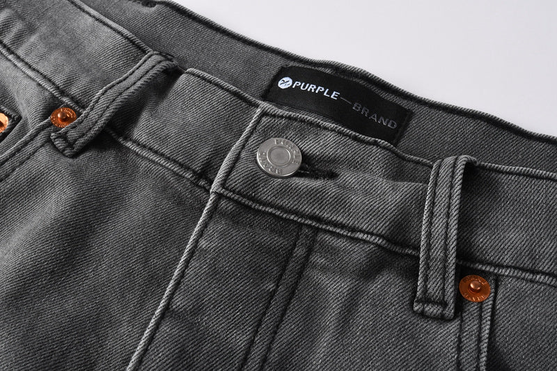 Purple Brand Crystal Diamond Denim Shorts #5094