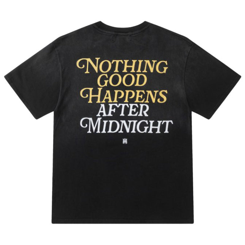 AMRI Nights Cotton Crewneck T-Shirts