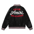 AMRI Club Leather Varsity Jacket
