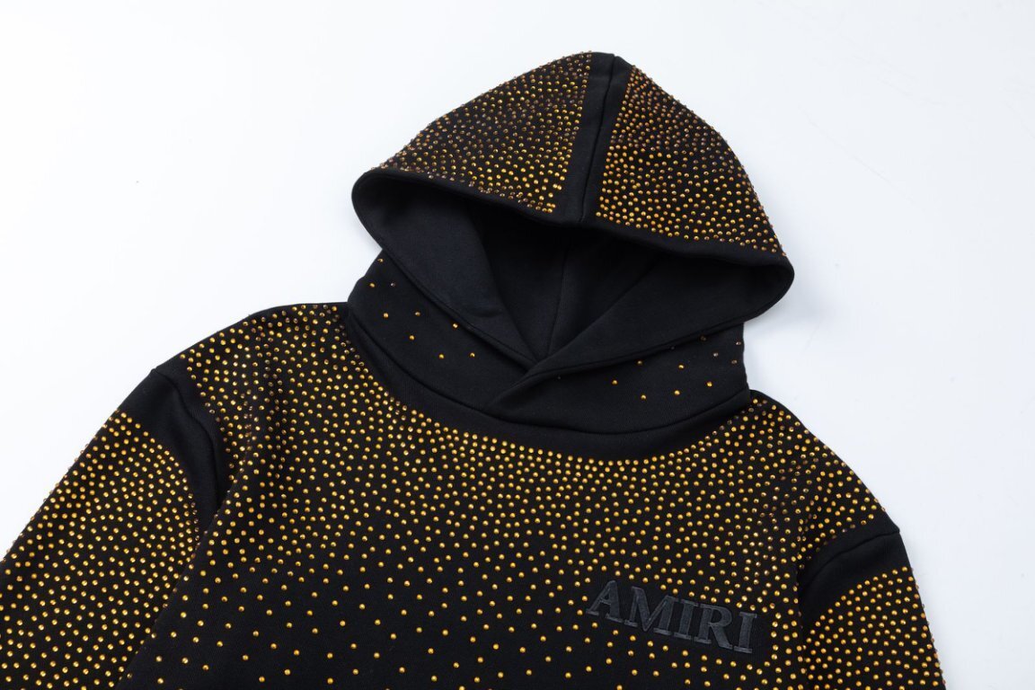 AMRI Crystal-Embellished Hoodie