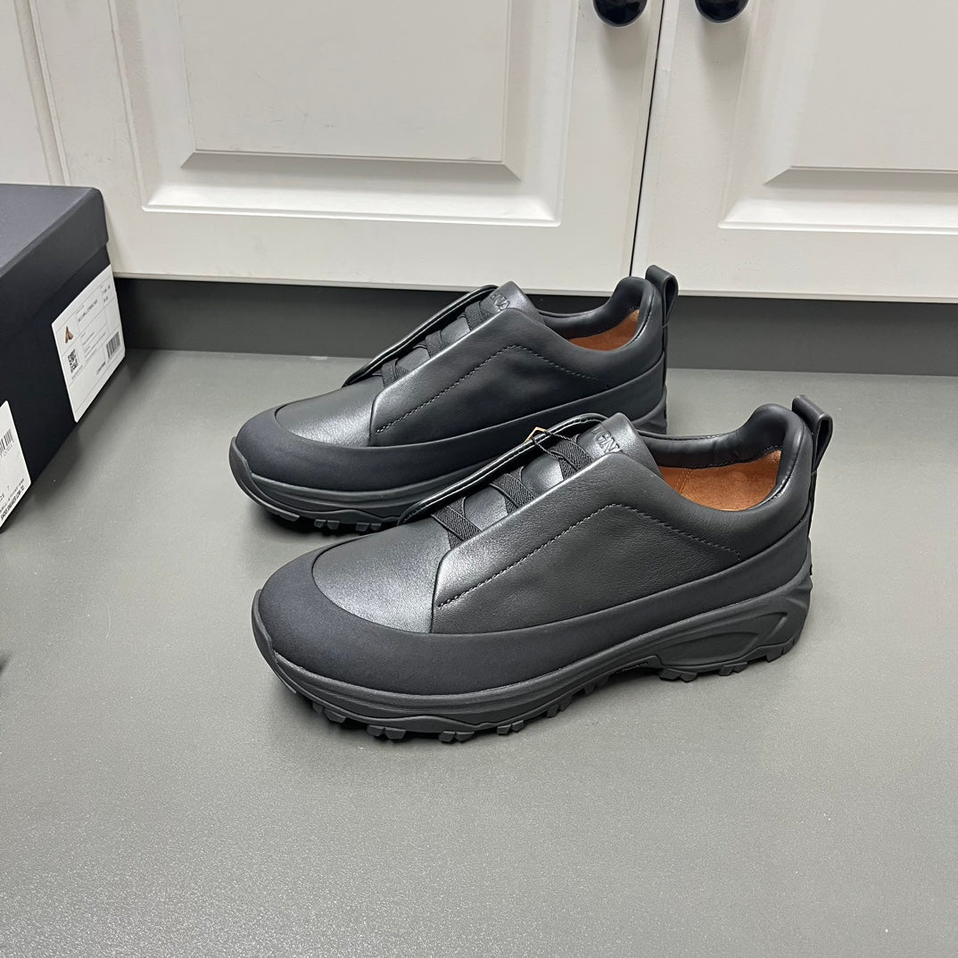 Zegna Triple Stitch™ Monte Suede Loafers – 2024 Collection