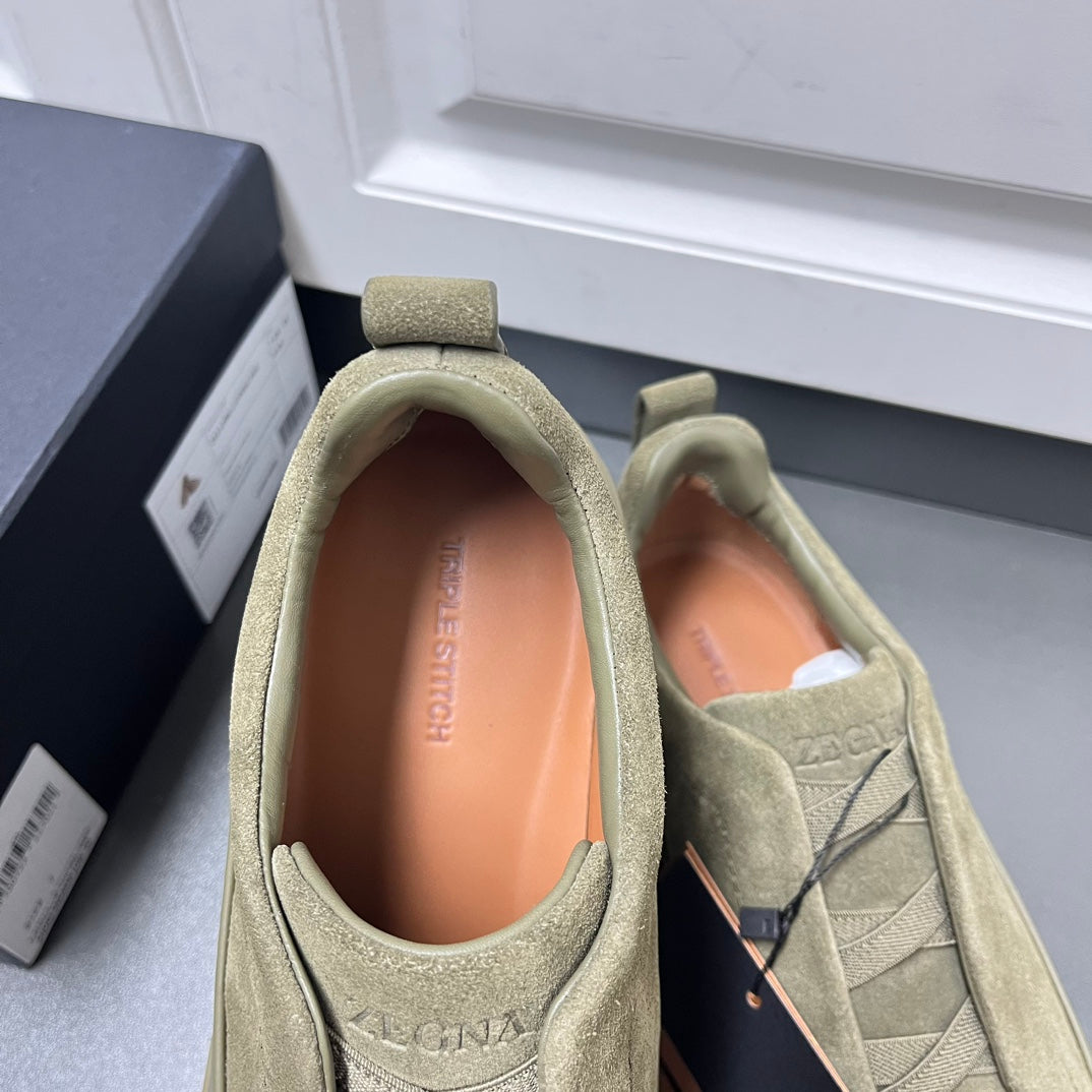 Zegna Triple Stitch™ Monte Suede Loafers – 2024 Collection