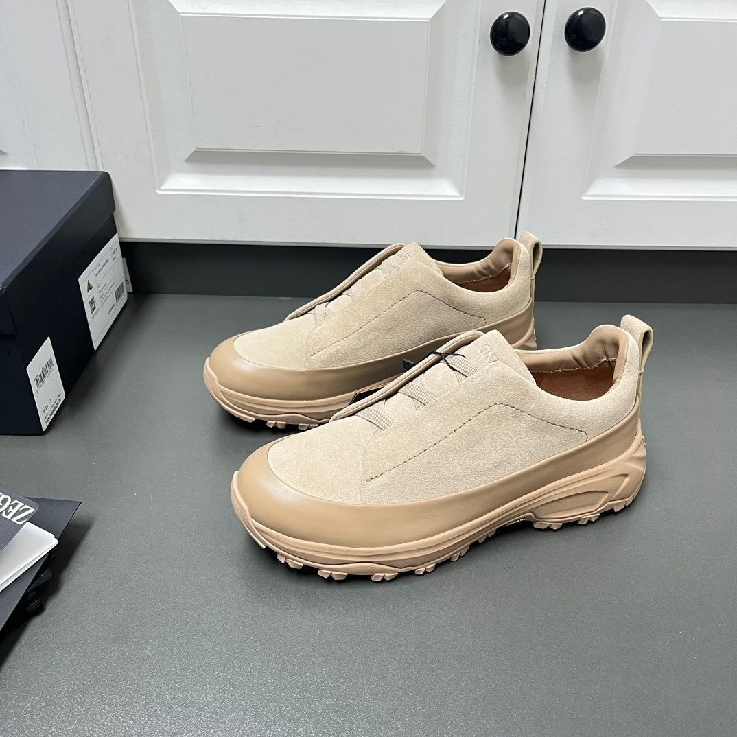 Zegna Triple Stitch™ Monte Suede Loafers – 2024 Collection