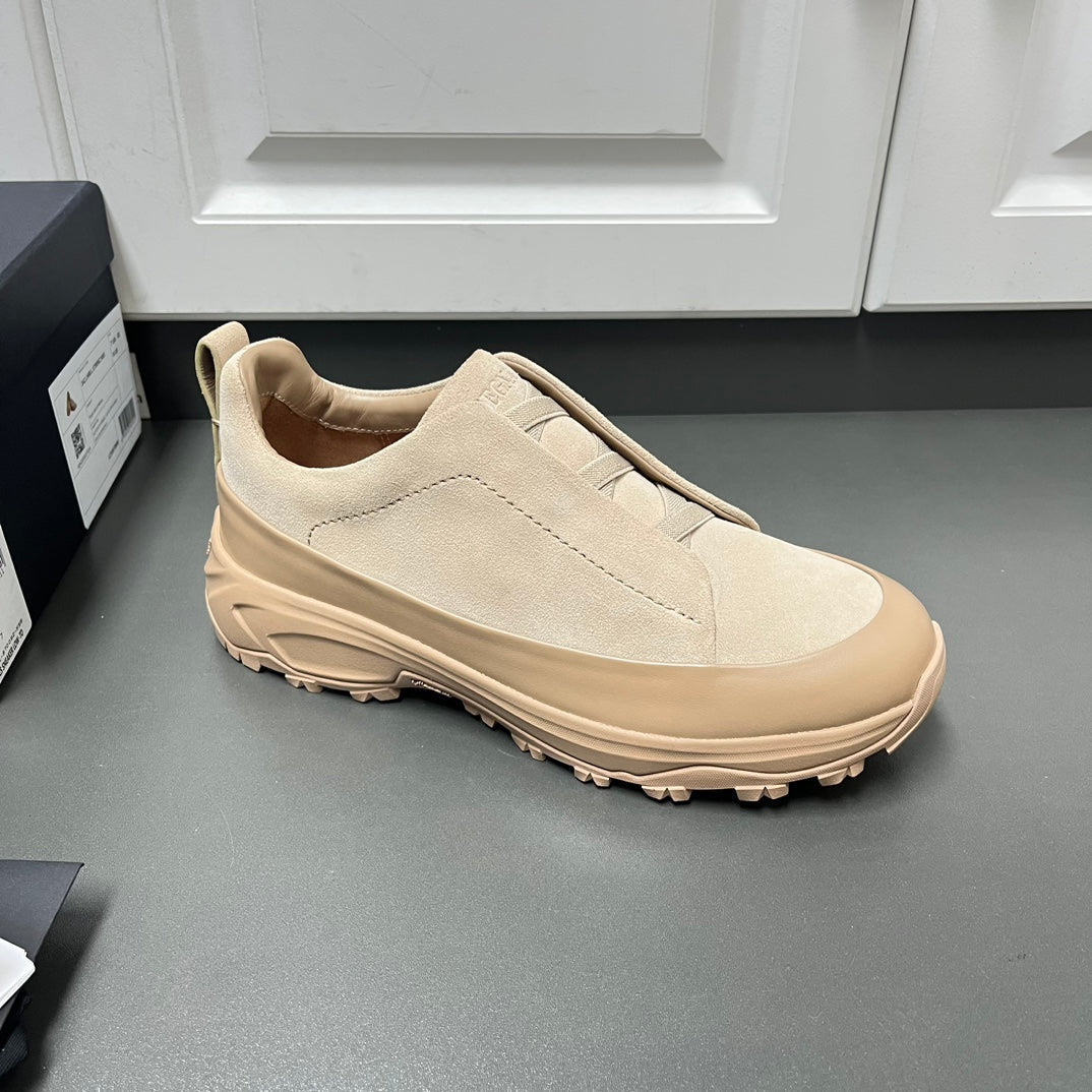 Zegna Triple Stitch™ Monte Suede Loafers – 2024 Collection