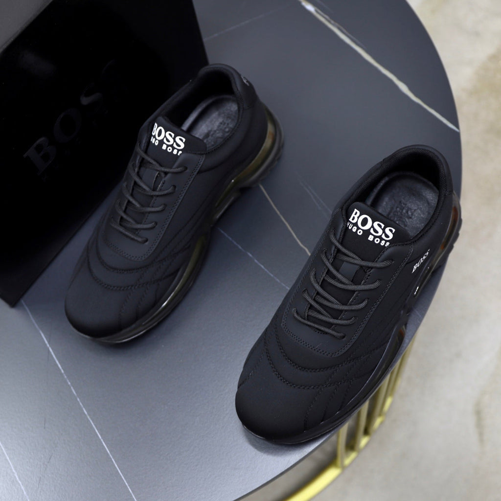 Boss Men's Knit Sport Sneakers