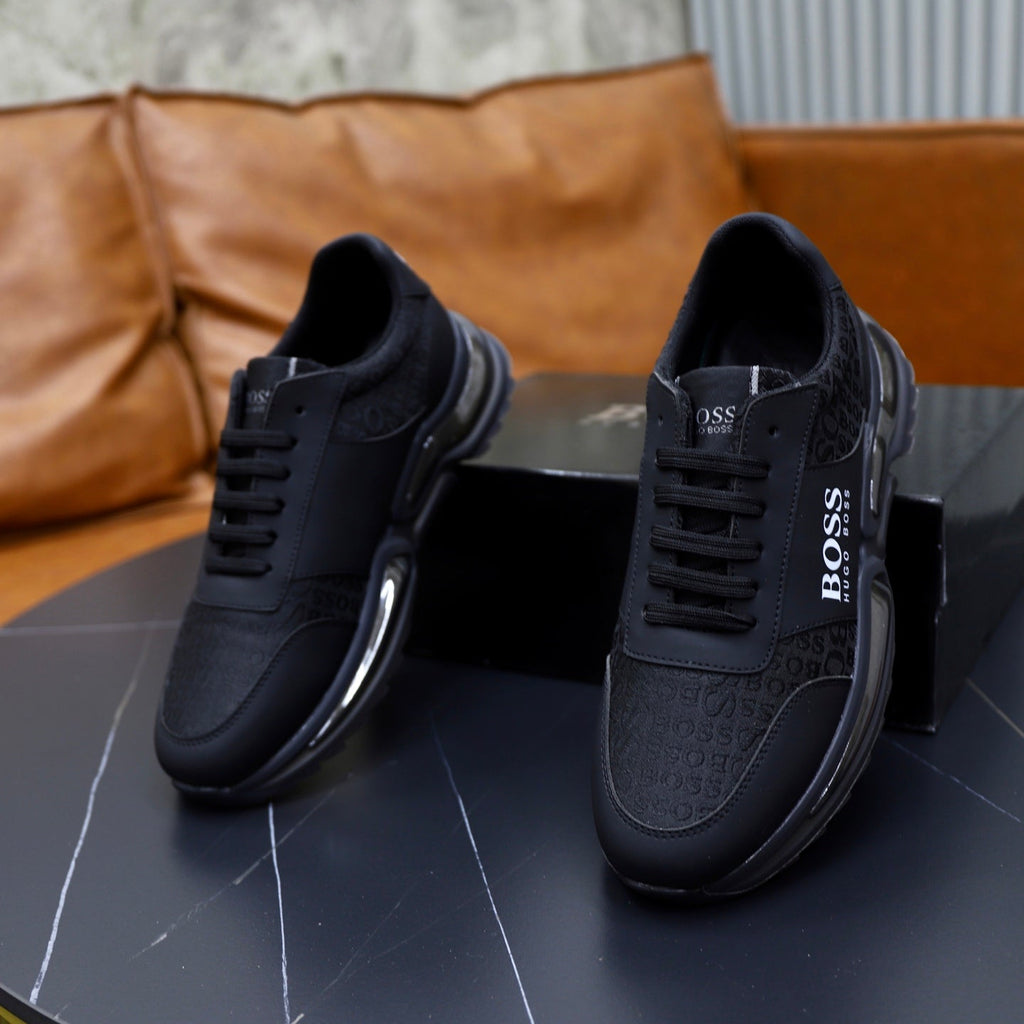 Boss Men's Knit Sport Sneakers