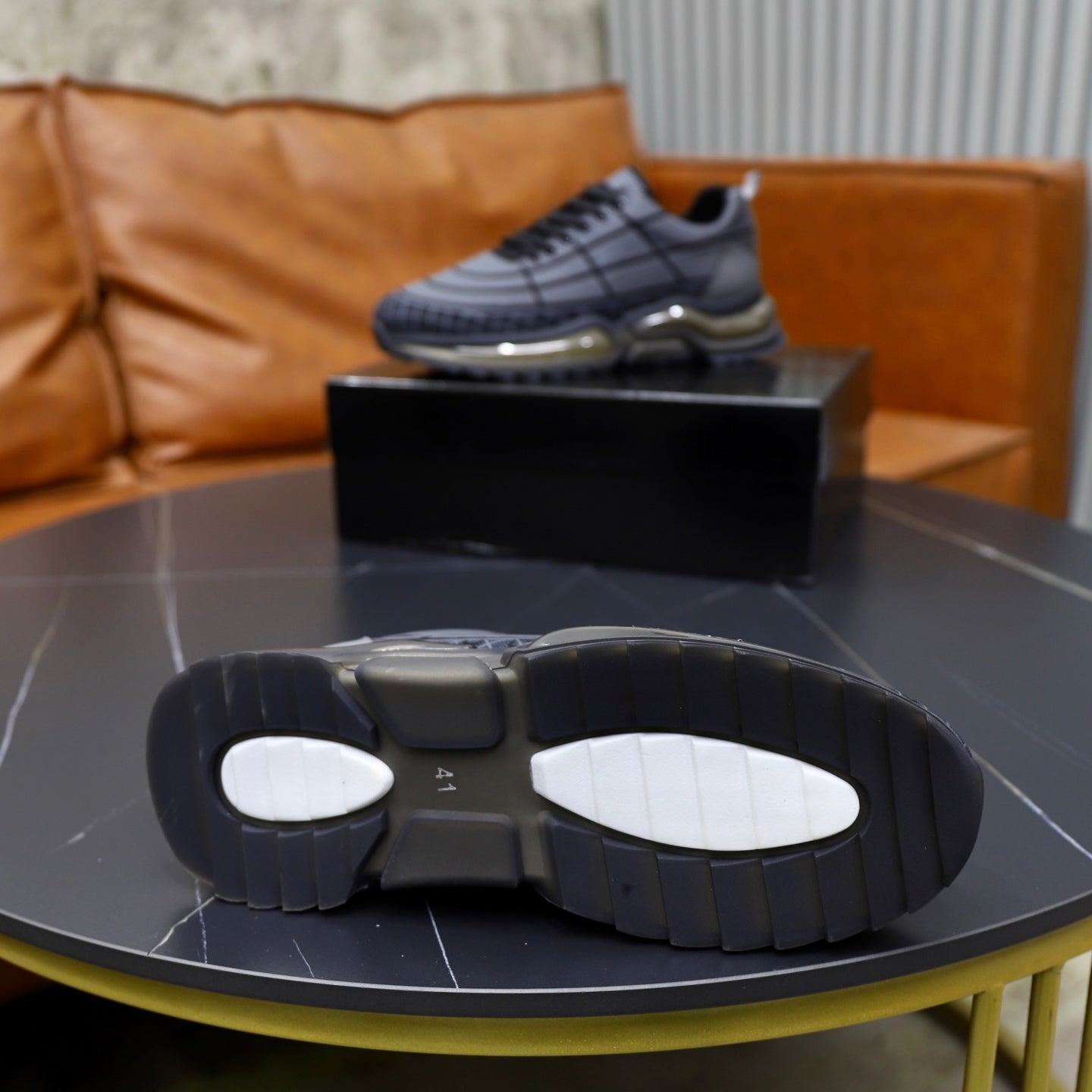 Boss Men's Knit Sport Sneakers